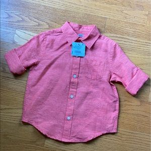 NEW JANIE AND JACK Button-up collared shirt